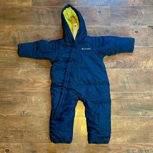 Down snowsuit